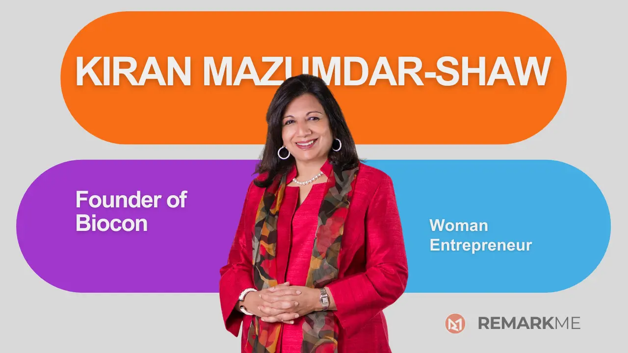 Kiran Mazumdar Shaw, Found of Biocon