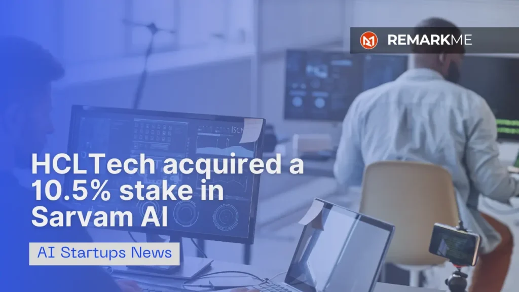 Why HCLTech Bet on Sarvam AI