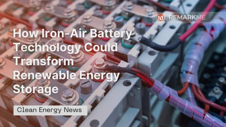 How Iron-Air Battery Technology Could Transform Renewable Energy Storage