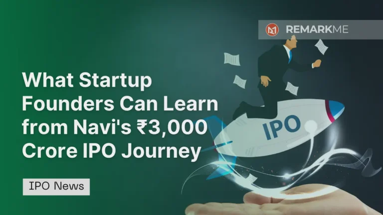 What Startup Founders Can Learn from Navi's ₹3,000 Crore IPO Journey