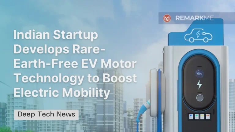 Indian Startup Develops Rare-Earth-Free EV Motor Technology to Boost Electric Mobility