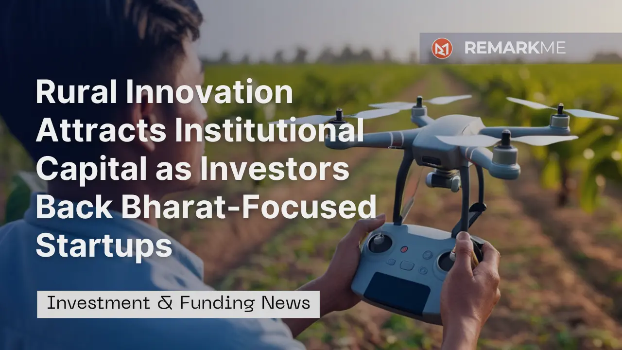 Rural Innovation Attracts Institutional Capital as Investors Back Bharat-Focused Startups
