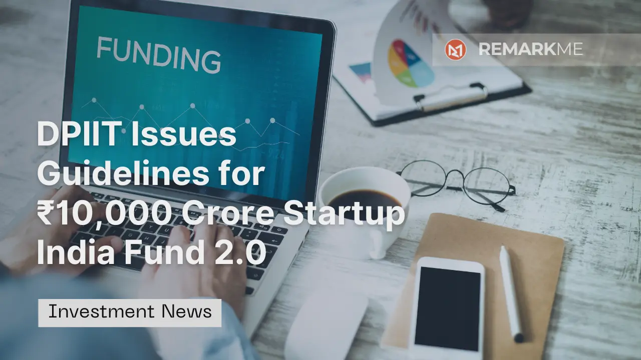 DPIIT Issues Guidelines for ₹10,000 Crore Startup India Fund 2.0