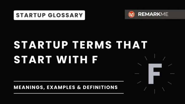 Startup Glossary F