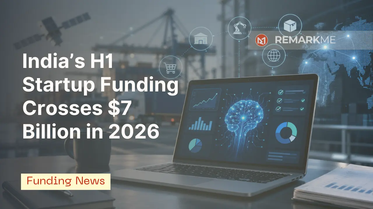 India’s H1 Startup Funding Crosses $7 Billion in 2026